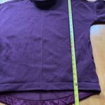 Athleta Cozy Karma Funnel Neck Sweatshirt Fleece Burgundy Pullover Top, Size S Photo 8