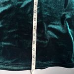 Revelry Bardot Velvet Emerald Green Dress Size 8 Photo 5