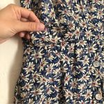 Vintage Carol Anderson Petites Blue White Daisy Floral Button Jumpsuit Romper Size 4P Photo 4
