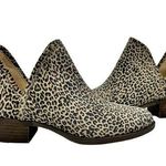 Lucky Brand Baley 2 Leather Leopard Print Ankle Booties NEW Size 5 Photo 0