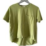 Anthropologie  T. La Green Short Sleeve Sweatshirt Top Photo 0