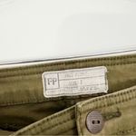 Free People Green Floral Patch Knees Jeans Size 2 Photo 6