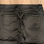 INC Jeans Womens 6 Curvy Fit Skinny Leg Black Coated Denim Pants Sexy Photo 4