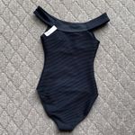 Old Navy  black ribbed one Piece swimsuit Photo 1