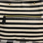 Betsey Johnson woman black and white striped shoulder/crossbody bag Photo 6