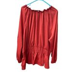 Full Circle trends 3X peasant style top. Red Photo 1