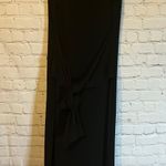 Forever 21 NWT  black tack dress with tie front, L Photo 0