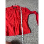 Harley Davidson Harley‎ Davidson Red Button Down Shirt Women's xl Long Sleeve Embroidered Photo 6