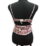 NWT VS For Love and Lemons Melrose pleated long line Bralette Bustier M floral White Size M Photo 5