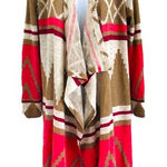 Altar'd State Altar’d State aztec print hooded longline cardigan S Photo 0