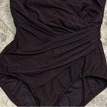 MiracleSuit  One Piece Underwire Swimsuit Size 14DD Brown Photo 3
