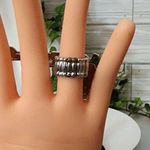 Silver Statement Ring Pistol Gun With Cubic Zirconia Stones Photo 4