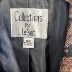 Le Suit Collections paisley business jacket dress blazer suit lined Photo 8