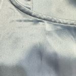 We Wore What Midi Skirt Women's Medium Light Blue Satin Tie Back A-Line NWOT Photo 10