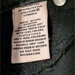 Juicy Couture plus size 16 Black Skinny Jeans Jeggings Cropped Stretchy Photo 2