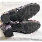 Brash Floral Tapestry Embroidered Ankle Boots Boho Size 9 Gypsy Festival Rocker Photo 10