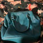Charming Charlie Teal Backpack with Silver Accents Photo 3