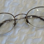 Classic gold Oval Eyeglasses vintage Photo 0