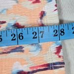 Haute Hippie Tribe Peach Floral Print Boho Peasant Top Blouse M Photo 8