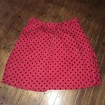 Boden red velvet gathered midi skirt with pockets Size 10 Photo 1