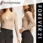 Forever 21 San Joy (from F21) Nude Mesh Rhinestone Bodysuit Photo 1