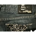 EXPRESS EXPESS STELLA BOOT CUT WOMENS JEANS DARK BLUE Size 8 Photo 2