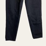 Saint Laurent Black Tapered High Waisted Denim Jeans Size 28 Photo 3