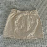 BDG  Urban Outfitters Cream Button-Front Denim Skirt Size Medium Photo 1