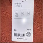 Athleta  Orange Echo Top Size Large NWT Photo 4