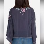 Johnny Was  Womens Large  Multicolor Embroidered Kimono Photo 1