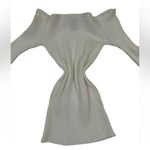 Forever 21  Ivory Bell Sleeve Ribbed Knit Sweater - Size Small | Fairy Core Style Photo 9