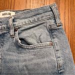 AGOLDE  Merrel High-Rise Raw Hem Low Stretch Straight Denim Jeans Size 26‎ Photo 8
