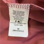 Eesome Blouse Womens M Mauve Tie Front Bell Sleeve Boho Flowy Earthy Boho Indie Pink Size M Photo 4