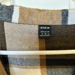 SheIn Patchwork Plaid button up flannel Photo 3