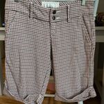 Abercrombie & Fitch  Houndstooth Bermuda Shorts Cotton Walking Womens 00 Photo 0