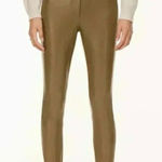 Wilfred Aritzia High Waisted Vegan Leather Charm
Pants Size 0 Brown Stylish Photo 0