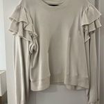 Something Navy  Ruffle Sweater Photo 1