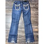 Vigoss  The New York‎ Slim Boot Embellished Pockets Jeans Size 1/2 Bling Rodeo Photo 1