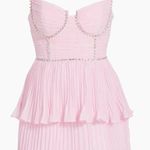 Self Portrait Self-Portrait Tiered Chiffon Diamante Minidress Photo 0