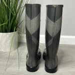 Burberry • plaid check signature rubber winter rain boots Photo 3