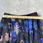 Anthropologie GEISHA DESIGNS RUFFLE FLORAL ORGANZA SKIRT SZ Petite Medium Photo 6