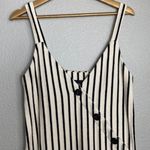 Storia Striped Jumper Midi Dress 100% Cotton Small Photo 1