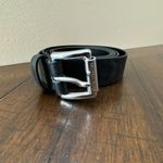 Michael Kors  Womens Black Roller Buckle Thin Jet Set Dress Belt Size L -‎ MINT Photo 1