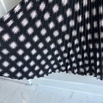 Anthropologie  Maxi Pleated Skirt Black Pink Size Large Photo 1