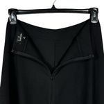 Lulus Lulu’s Medium Knockout Wide Leg Palazzo Pants Slit Front Panels Rear Zip Black Photo 7