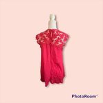 Davi & Dani  Pink Macrame Lace Crepe Blouse NWT S‎ Photo 3