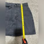 Brooks Vintage Charcoal A-Line Denim Skirt Photo 5