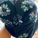 VINTAGE•Sparkling Black✨Beauty✨ Lambswool/Angora Sweater Size 6 Photo 6