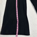 Anthropologie  Viscose Blend Black Halter Wide Leg Neutral Jumpsuit Photo 6