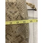 Michael Kors Womens  Snake Print Crossbody Clutch Bag EUC Photo 5